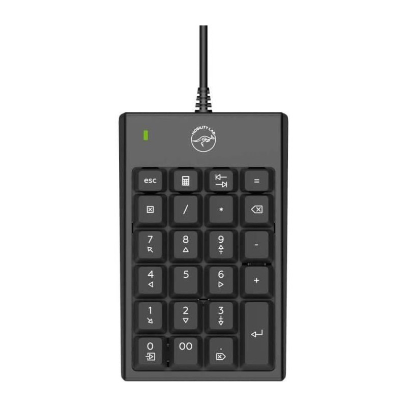 MOBILITY LAB Keypad - USB - Black - Netbook