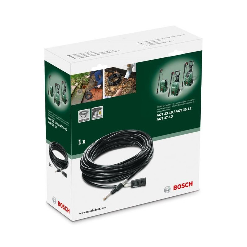 BOSCH Pipe cleaner - High pressure cleaner accessory - 10 m