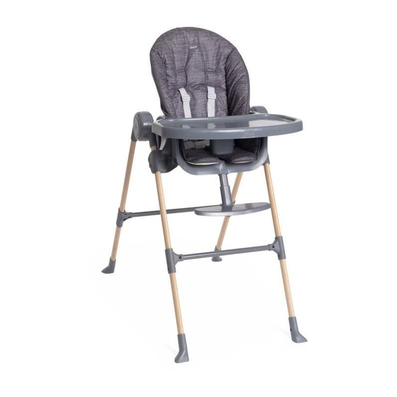High chair - CHICCO - Polly Essential - 0/3 years - Coal Grey
