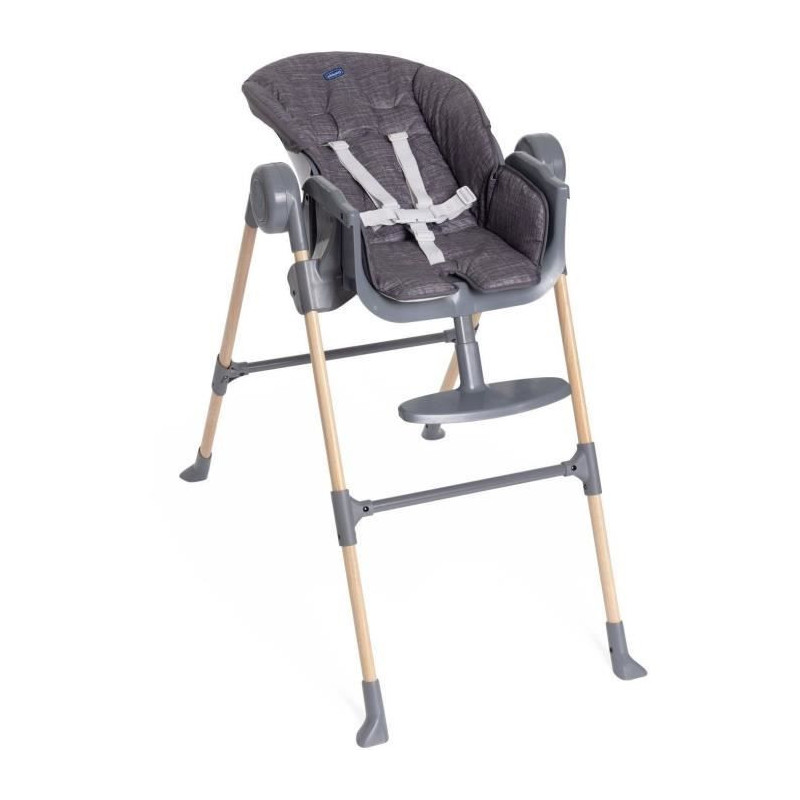 High chair - CHICCO - Polly Essential - 0/3 years - Coal Grey