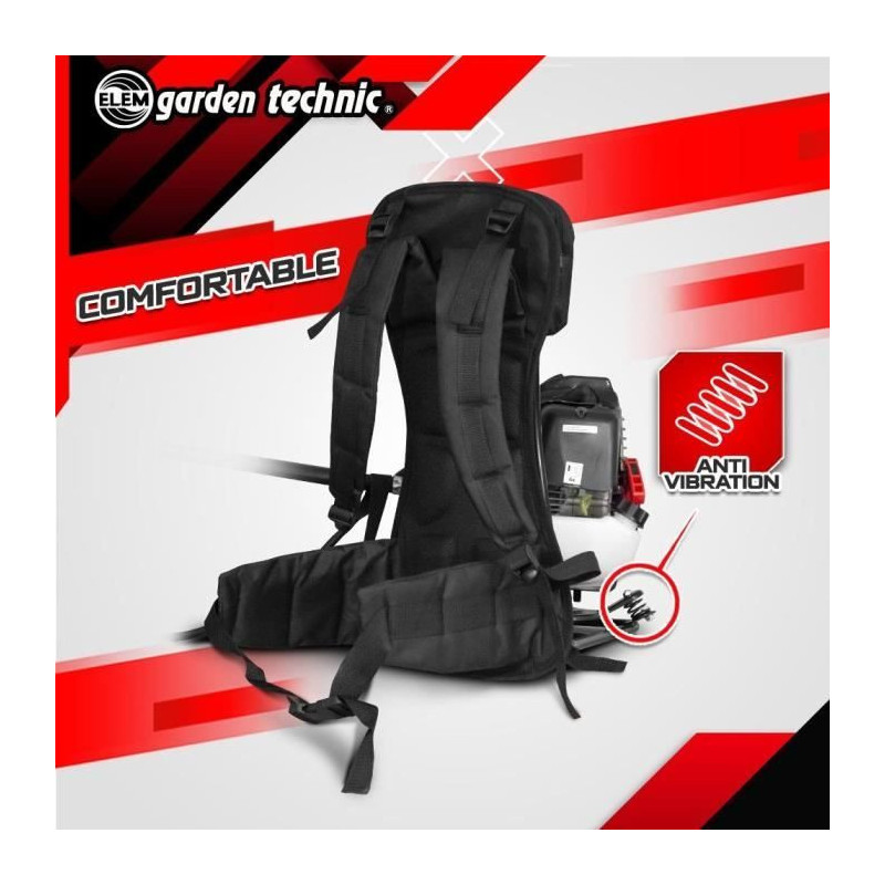 ELEM DCBT52DO-22 Backpack Brushcutter - 52cc - Padded Harness