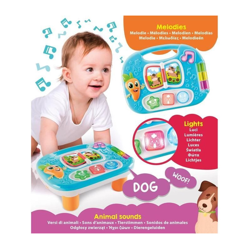 The Farm - Mini educational table - CAROTINA BABY - Discovery of anima