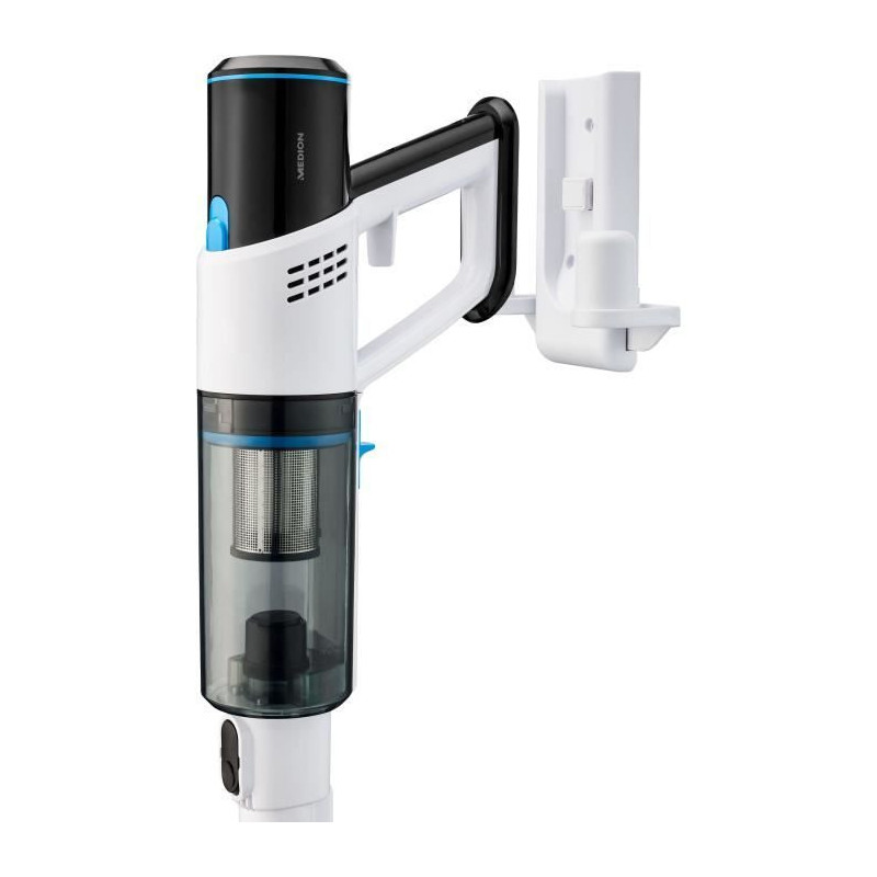 MEDION P250 - Cordless Broom Vacuum Cleaner - Power 2,200 mAh - Light: