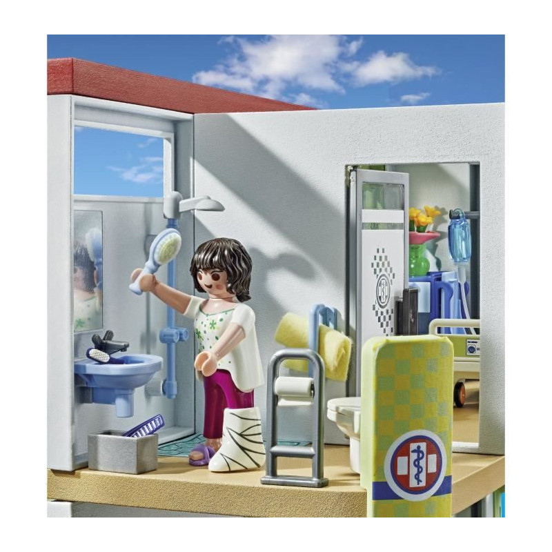 PLAYMOBIL 71615 Hospital, Action Heroes, Hospital, 165 pieces, Ages 4