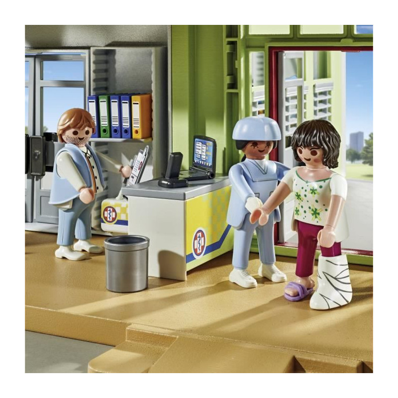 PLAYMOBIL 71615 Hospital, Action Heroes, Hospital, 165 pieces, Ages 4