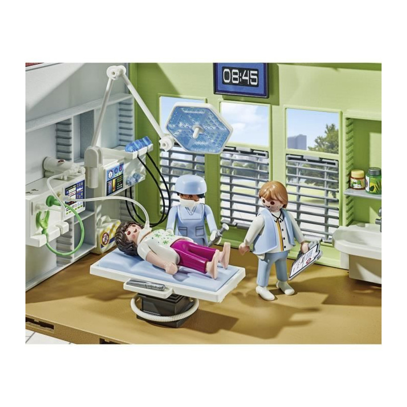 PLAYMOBIL 71615 Hospital, Action Heroes, Hospital, 165 pieces, Ages 4