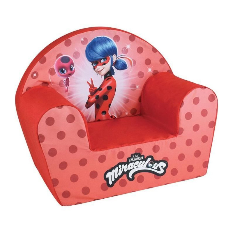 FUN HOUSE Miraculous Lady Bug club chair - W.52 x D.33 x H.42 cm - For