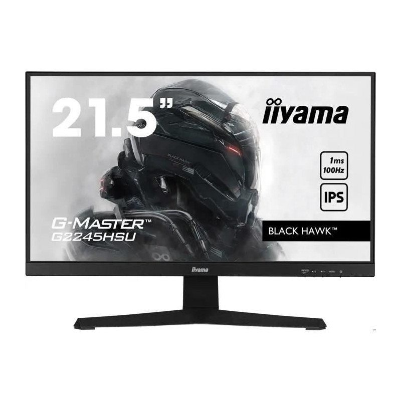 PC screen - IIYAMA - G2245HSU-B2 - 22.5 FHD - IPS - 100Hz - 1ms - HDMI