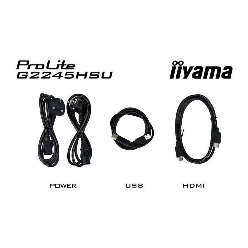 PC screen - IIYAMA - G2245HSU-B2 - 22.5 FHD - IPS - 100Hz - 1ms - HDMI
