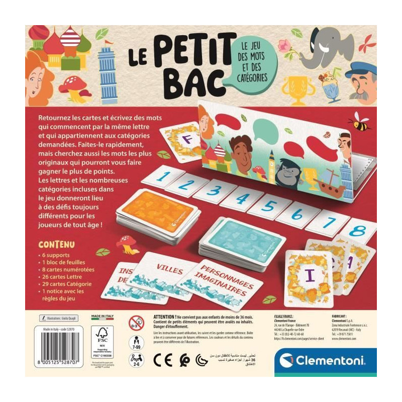 The little bac, CLEMENTONI board game