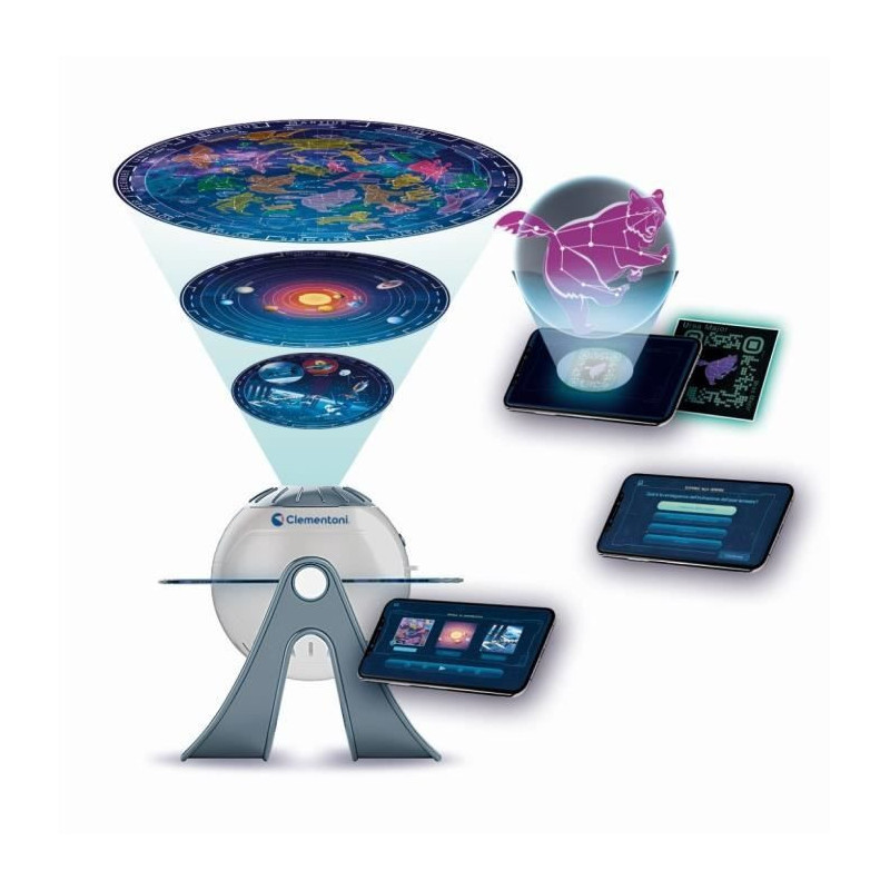 CLEMENTONI - Planets and Constellations Projector - 3 game modes - Fre