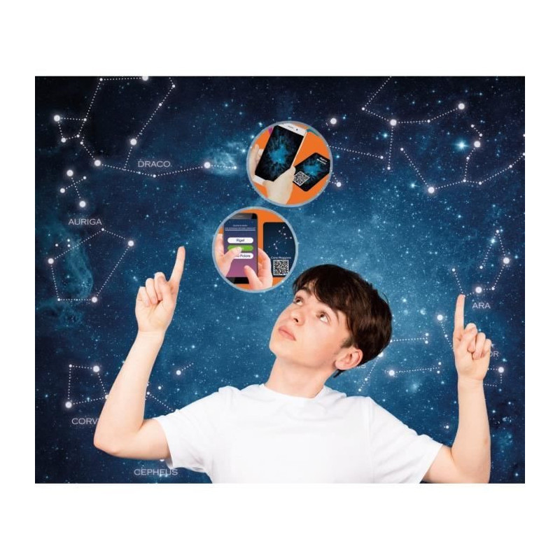 CLEMENTONI - Planets and Constellations Projector - 3 game modes - Fre