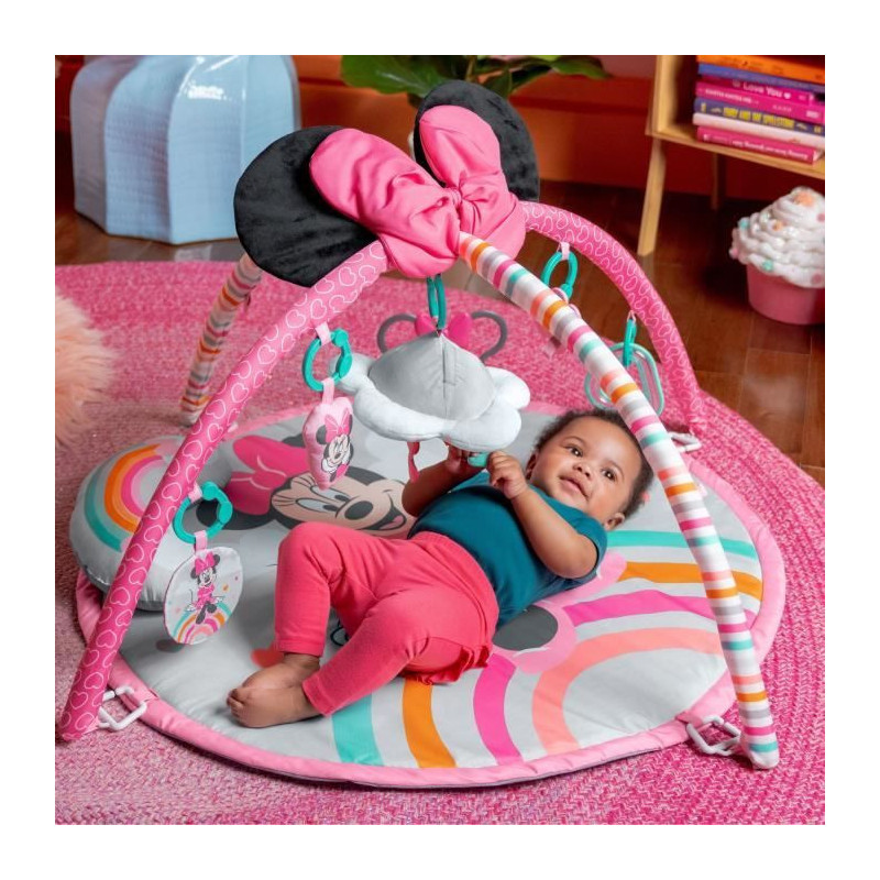 DISNEY BABY Minnie My Best Friend Play Mat, Music and Lights, Play Arc