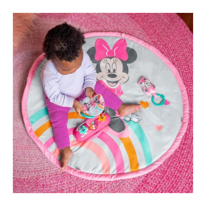 DISNEY BABY Minnie My Best Friend Play Mat, Music and Lights, Play Arc