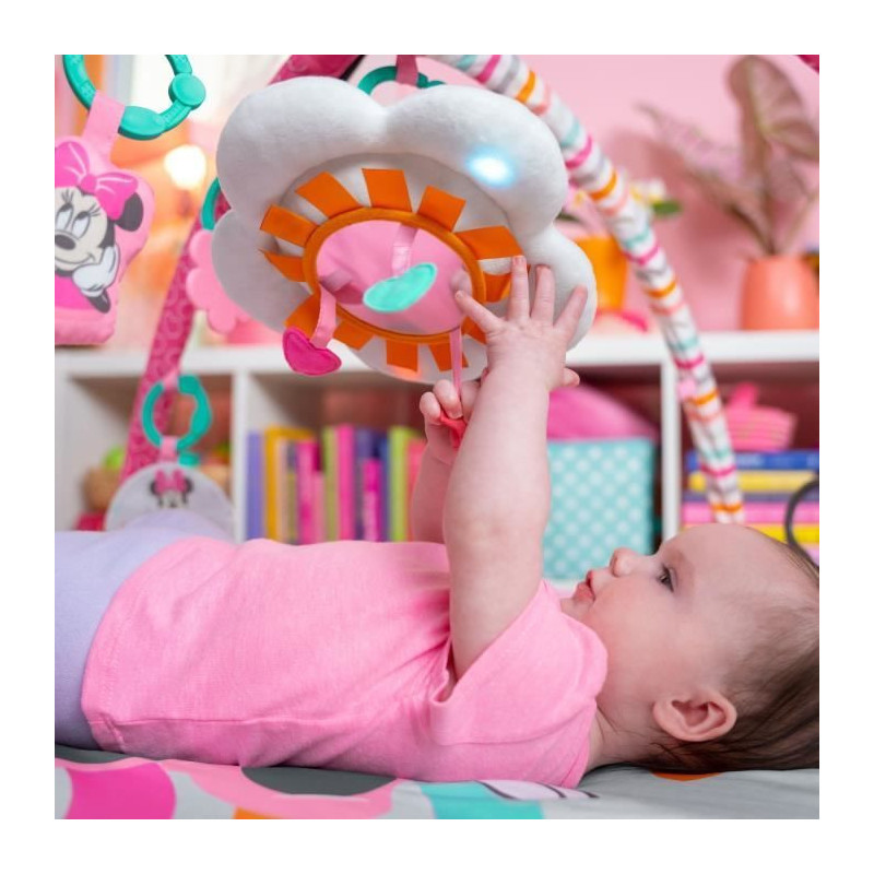 DISNEY BABY Minnie My Best Friend Play Mat, Music and Lights, Play Arc