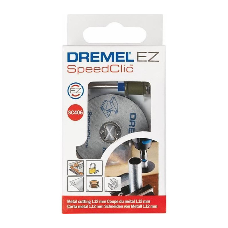 Starter Kit Speedclic Dremel SC406 (accessories including adapter and
