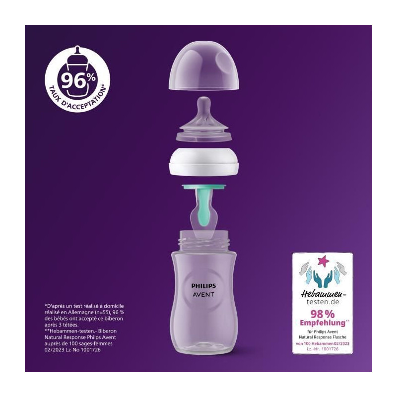 Biberon Kit New born Natural 3.0 SCD657/11