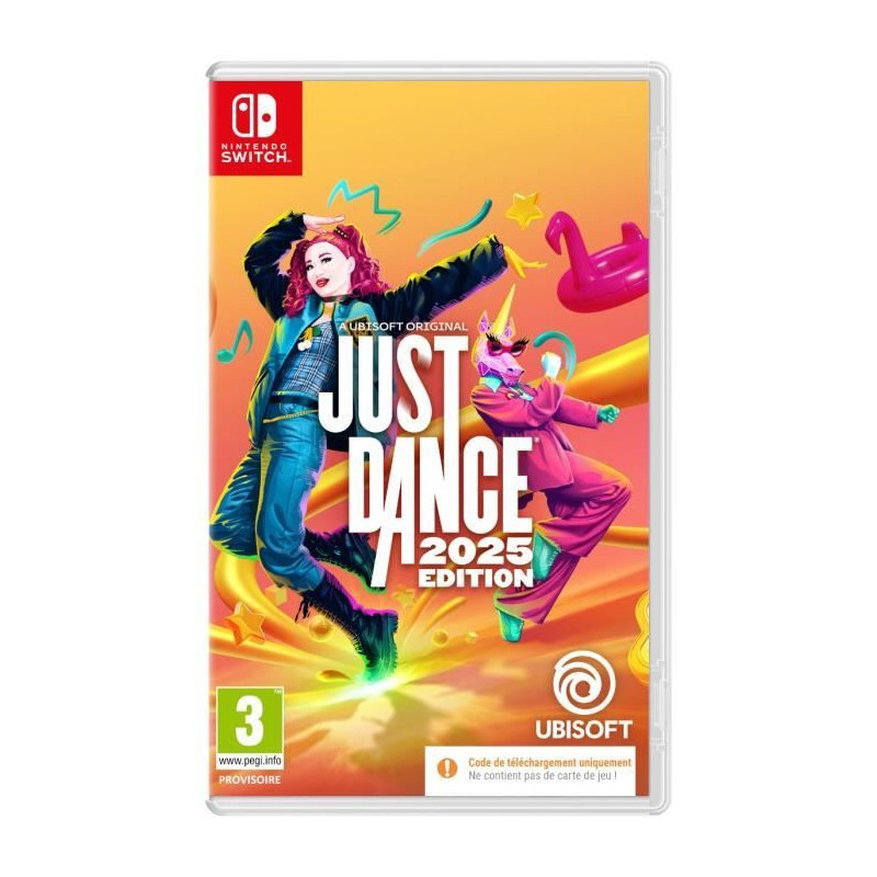 Just Dance 2025 - Nintendo Switch Game - Code In A Box