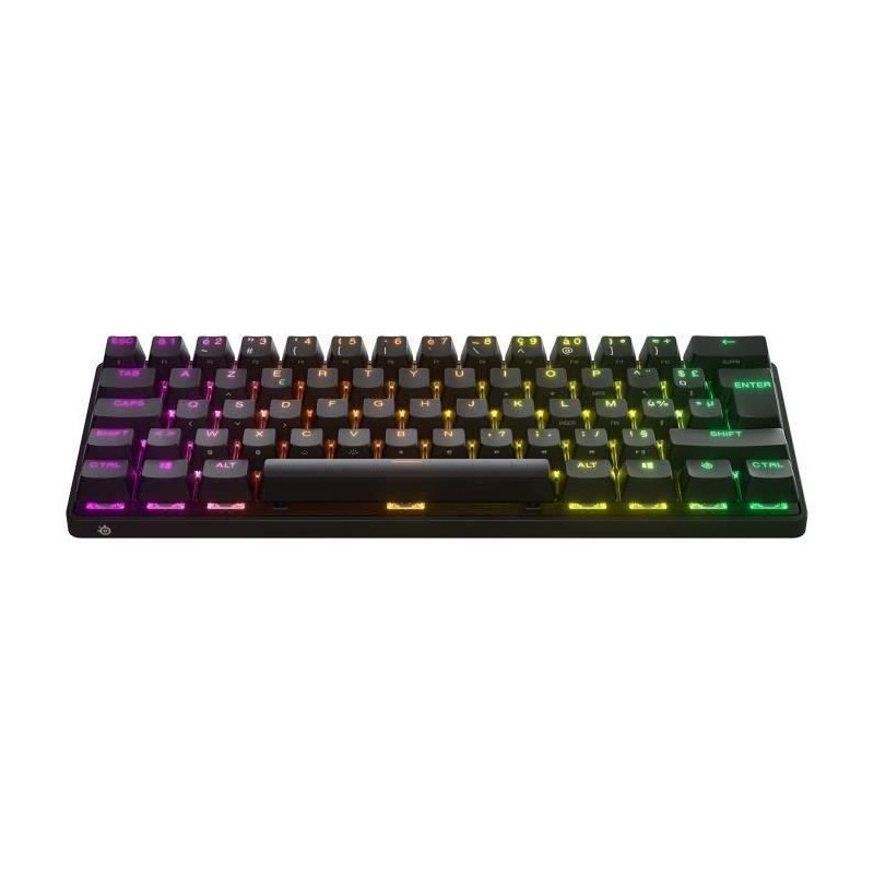 Gaming Keyboard - AZERTY - STEELSERIES - Apex Pro Mini Wireless FR - W