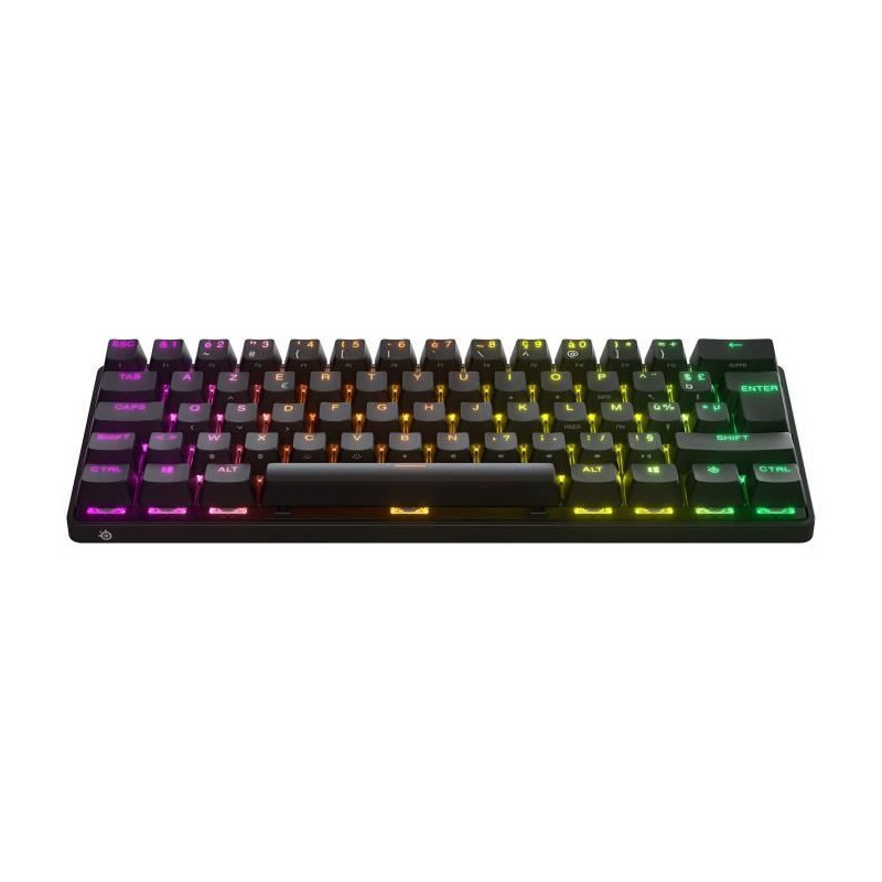 Gaming Keyboard - AZERTY - STEELSERIES - Apex Pro Mini Wireless FR - W