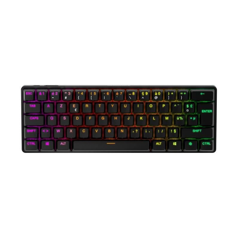 Gaming Keyboard - AZERTY - STEELSERIES - Apex Pro Mini Wireless FR - W