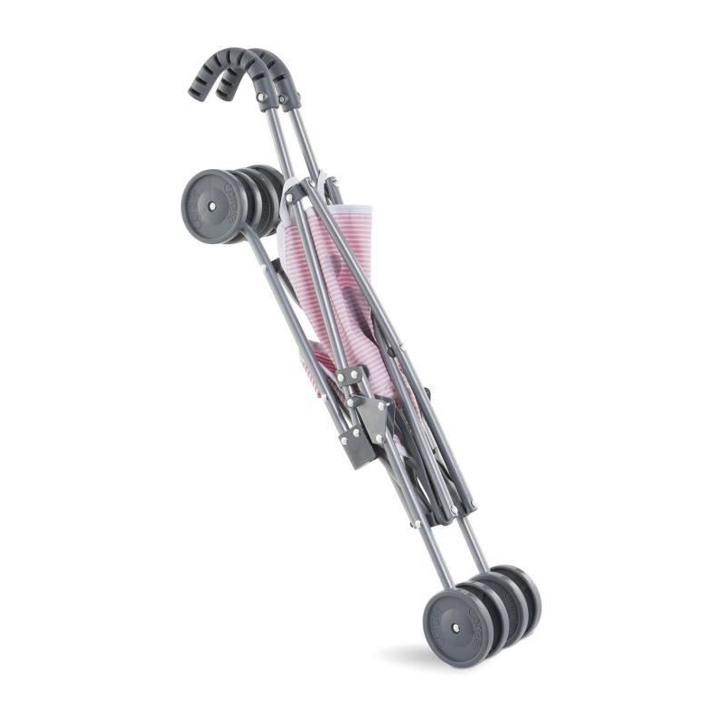 Baby doll accessory - COROLLE - Pink stroller for 30, 36 and 42cm baby
