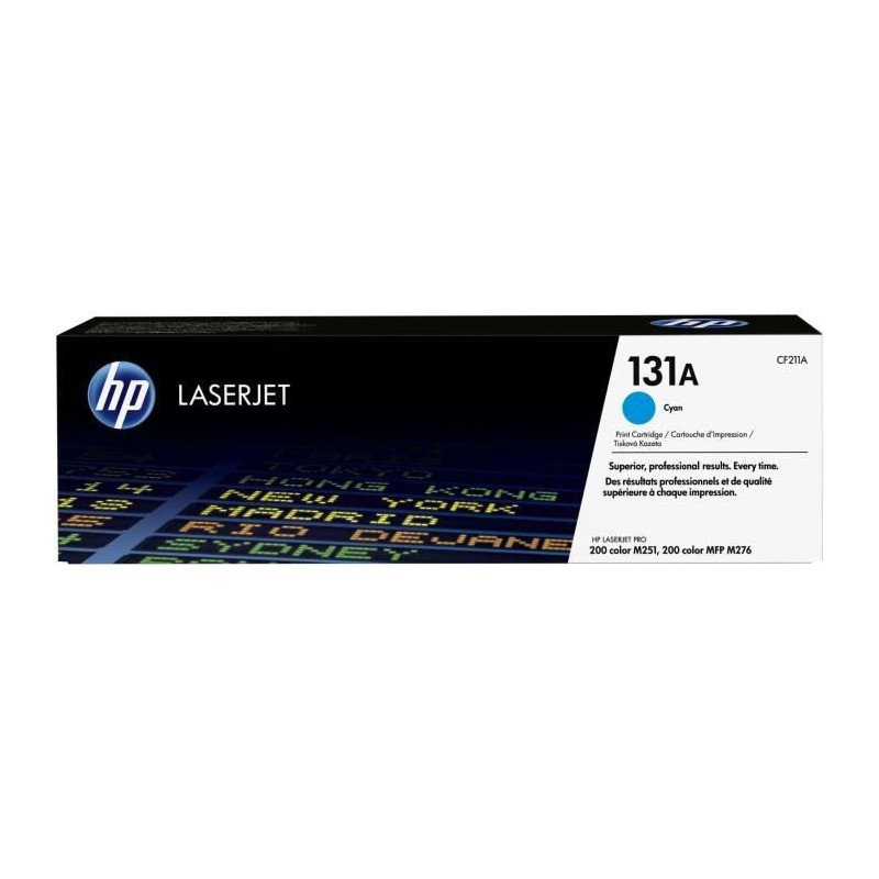 HP 131A Cyan Original LaserJet Toner Cartridge (CF211A) for HP LaserJe