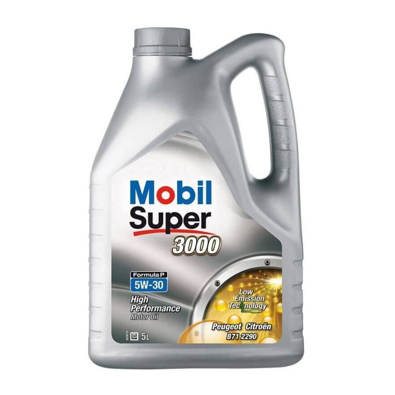 MOBIL Super 3000 Formula-P 5W-30 5L canister High performance engine o