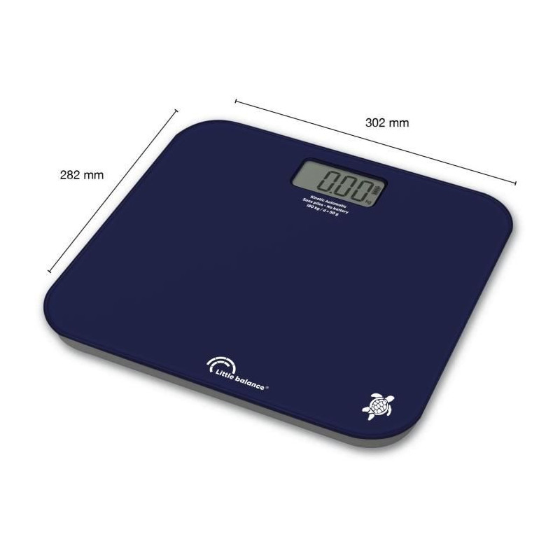 Bathroom scale - LITTLE BALANCE - Kinetic Auto - Blue