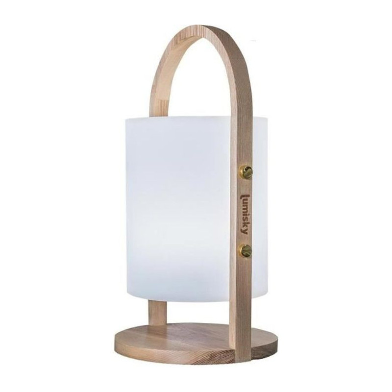 LUMISKY Woody LED wireless lantern - H 37 cm - White