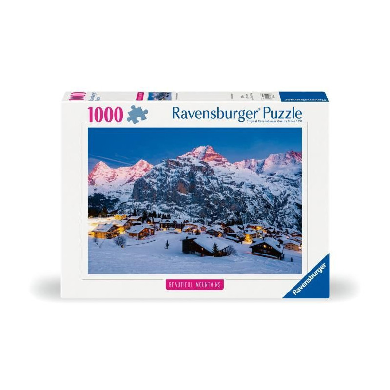 Puzzle 1000 pieces Bernese Oberland, Mürren (Highlights), Adults & Ch