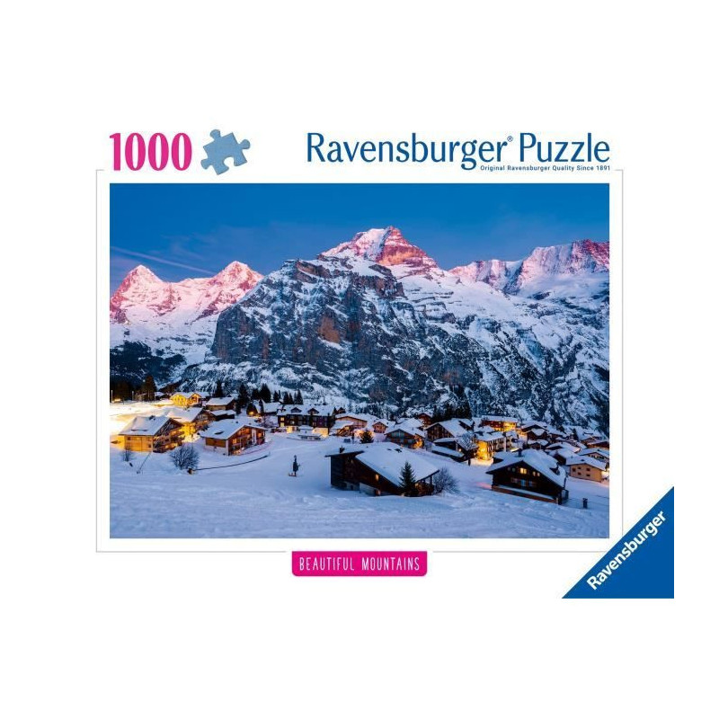 Puzzle 1000 pieces Bernese Oberland, Mürren (Highlights), Adults & Ch