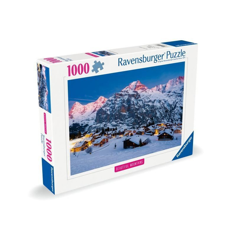 Puzzle 1000 pieces Bernese Oberland, Mürren (Highlights), Adults & Ch