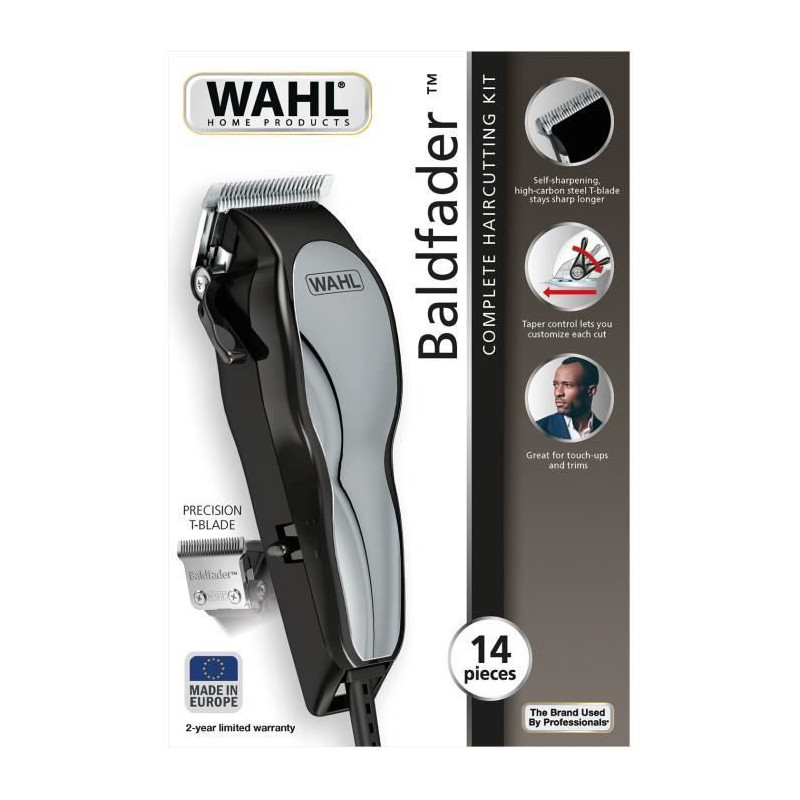WAHL 20107.0460 Baldfader hair clipper - Corded trimmer - Taper functi