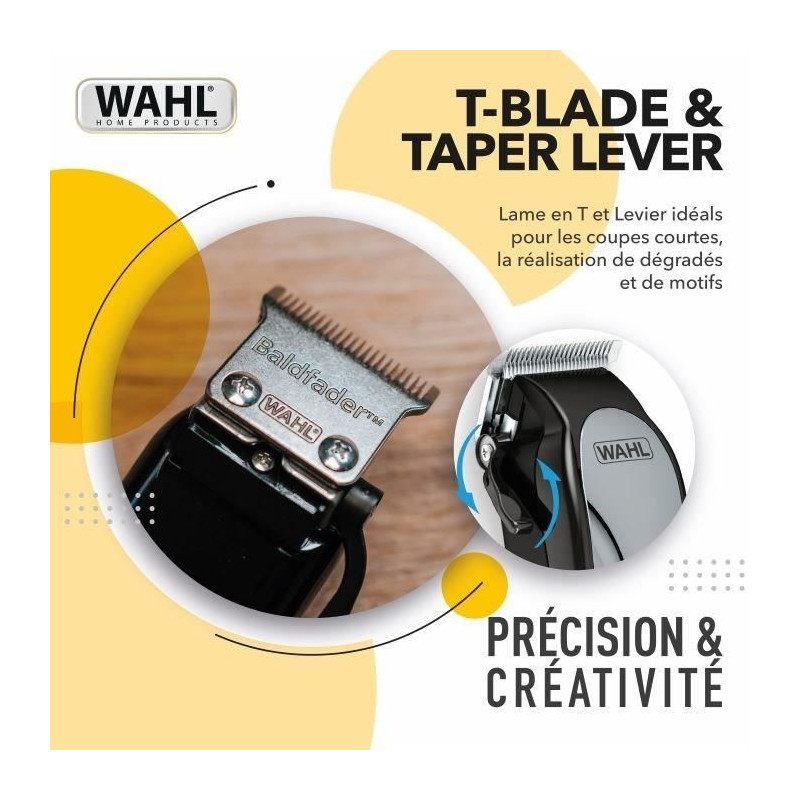 WAHL 20107.0460 Baldfader hair clipper - Corded trimmer - Taper functi