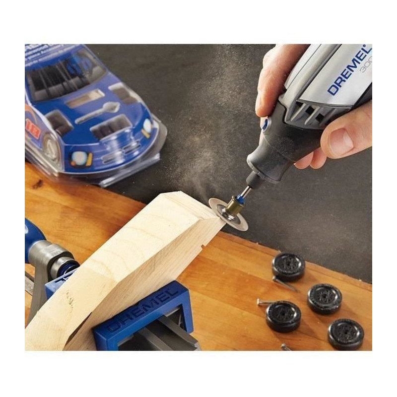 Set of 6 Dremel S411 Ez Speedclic (Grain 60, Ø 30mm, for multi-use to