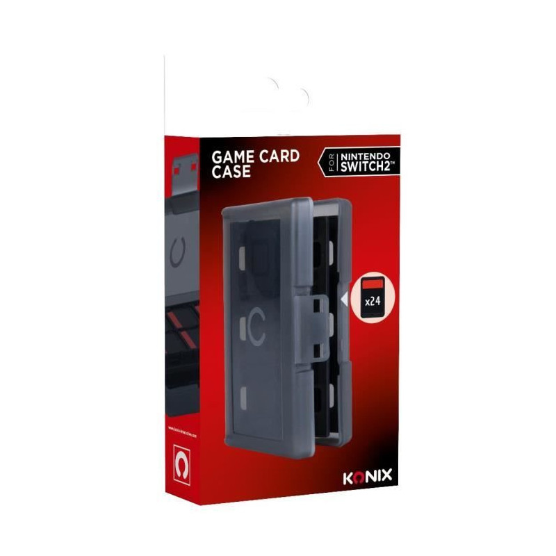Protective and transport case - KONIX - For Nintendo Switch 2 game car