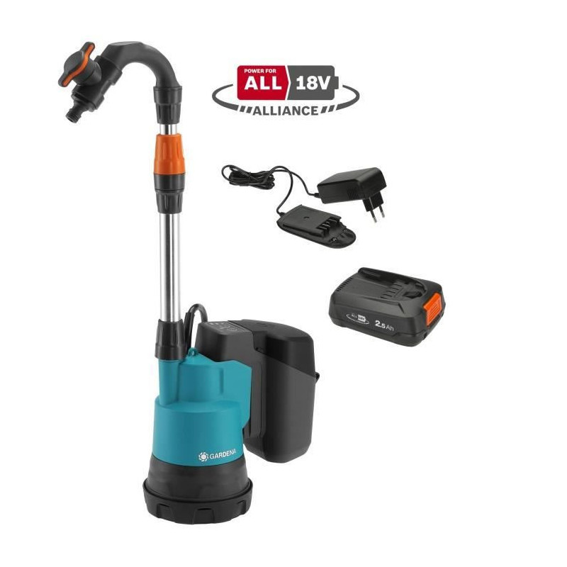 Gardena Pump for rainwater collector 2000/2 18V P4a