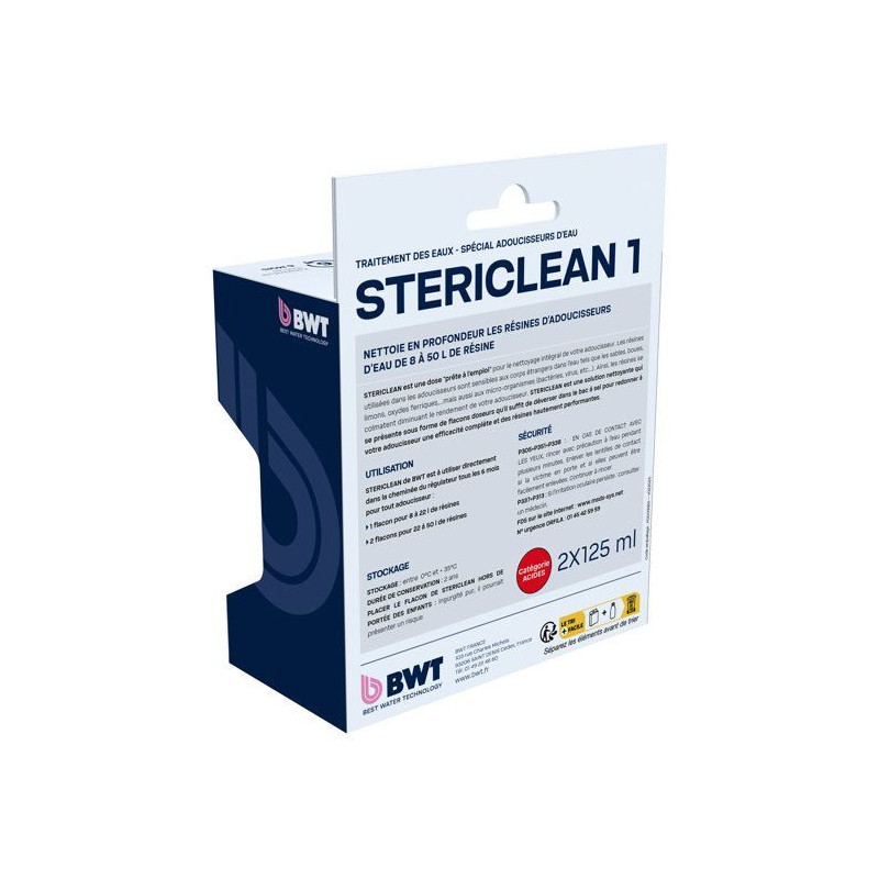Resin cleaners - BWT - Stericlean - Effectively cleans softener ion ex