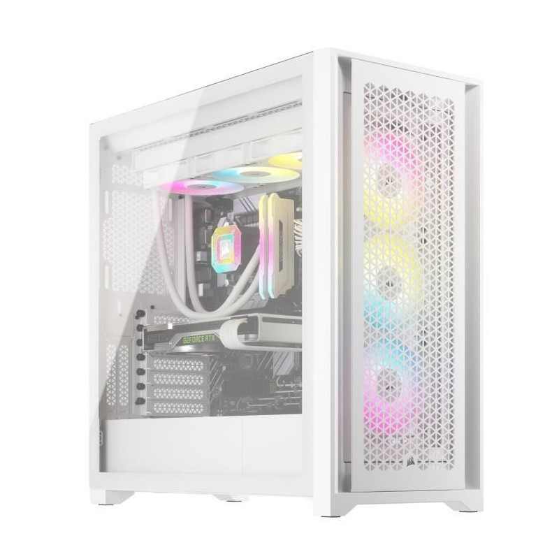 PC case - Corsair - ICUE 5000D RGB Airflow - Middle Tower - 3 AF120 RG