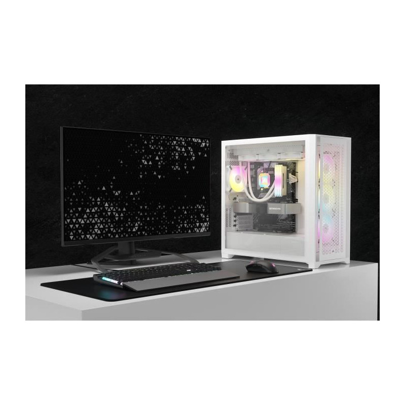 PC case - Corsair - ICUE 5000D RGB Airflow - Middle Tower - 3 AF120 RG