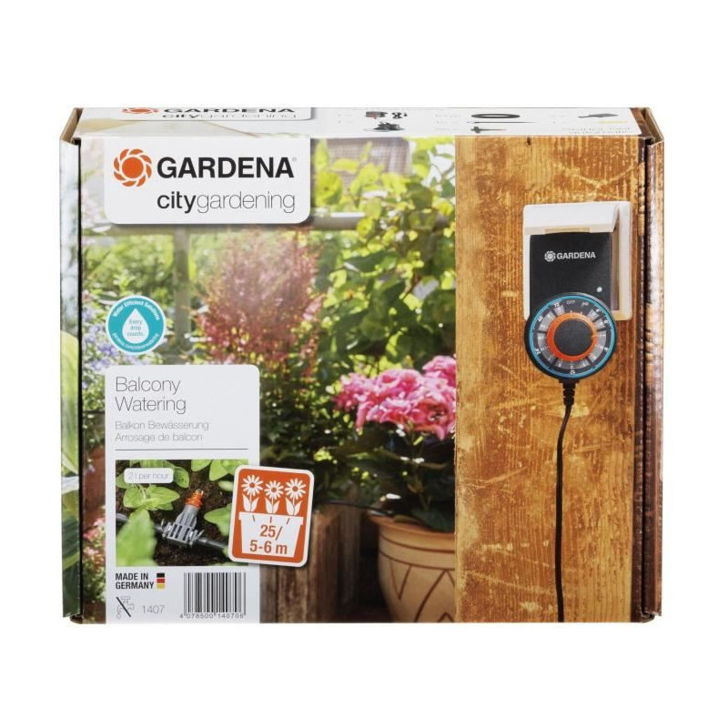 GARDENA Automatic watering can balconies and terraces