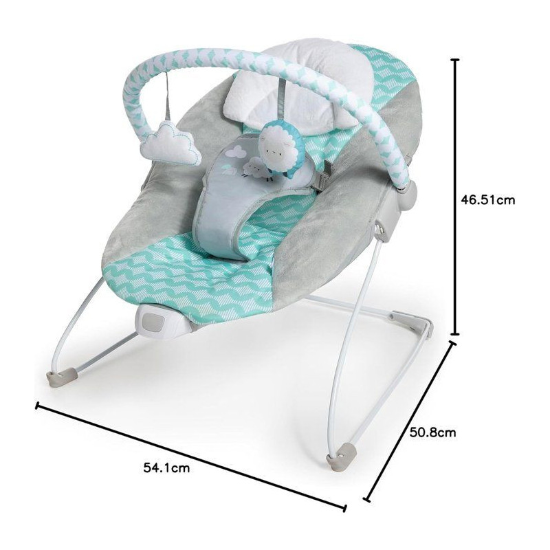 Ity Deckchair Bouncity Bounce, soothing vibrations, play arch with 2 t