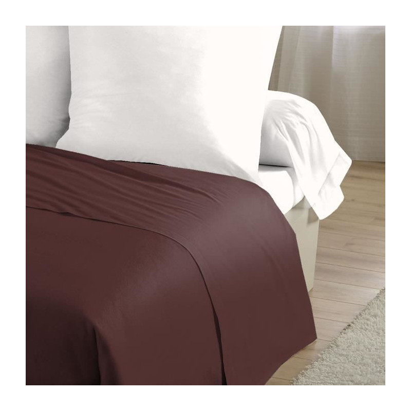 Flat sheet - LOVELY HOME - LH71589 - 240 x 300 cm - Brown