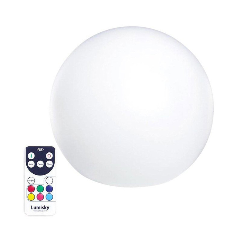 LUMISKY - Floating LED wireless light ball - multicolored dimmable BOB