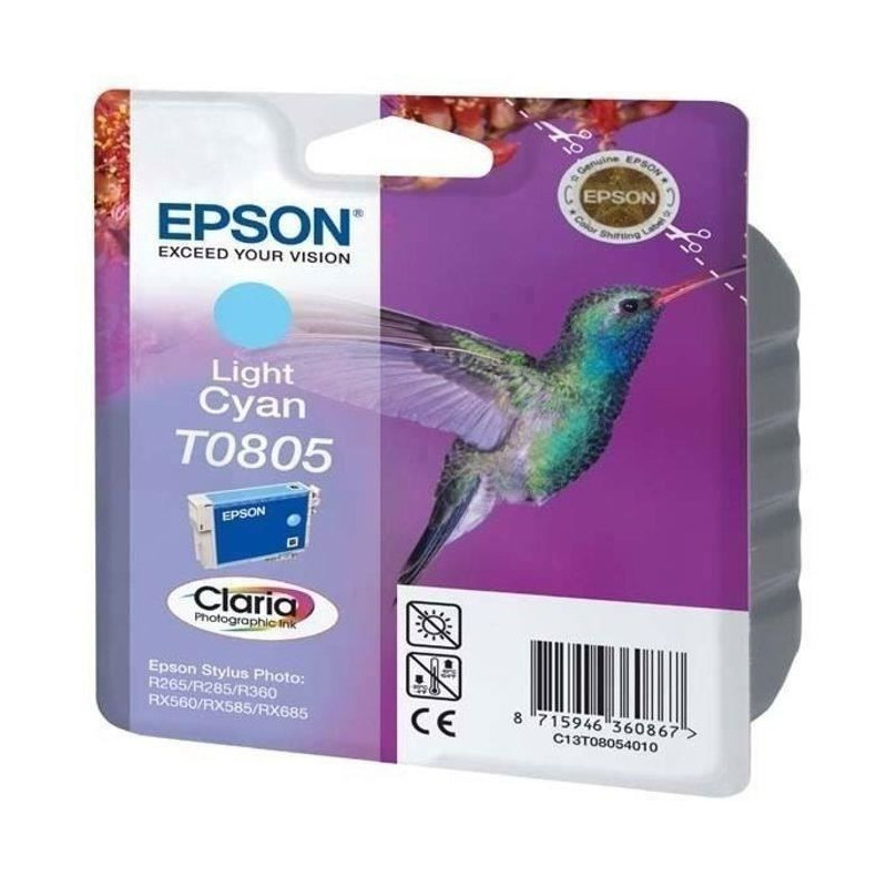 Epson T0805 Colibri Ink Cartridge Light Cyan