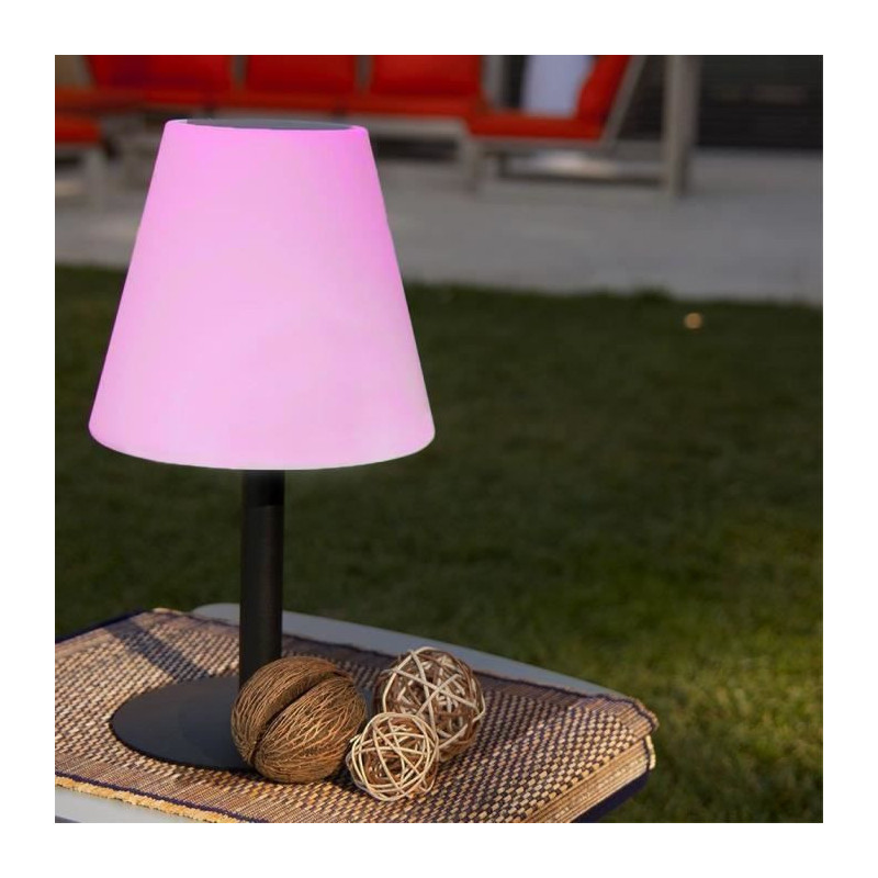 Solar and rechargeable table lamp - LUMISKY - STANDY MINI SOLAR RGB -