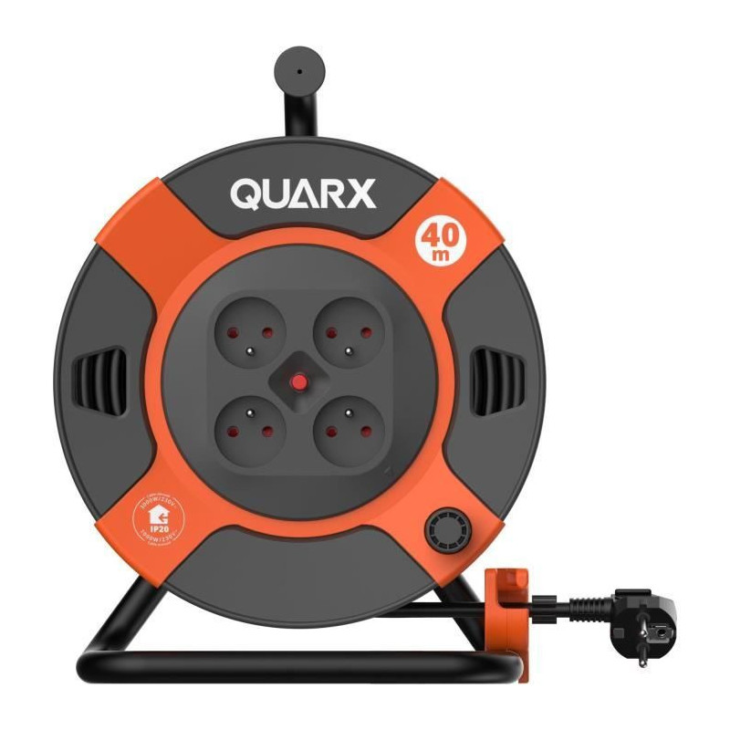 Cable reel - QUARX - DIY - 40m, H07RN-F 3G2.5mm², metal drum