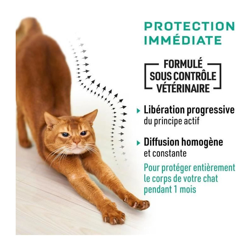 VETOCANIS 4 Anti-flea and anti-tick pipettes - For Cat - 4x 1 month pr