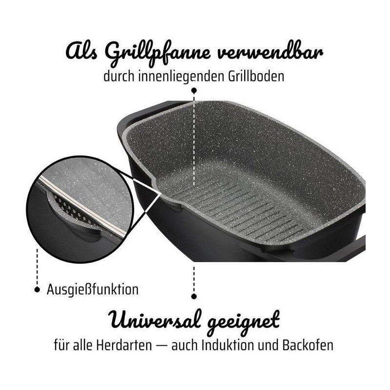 GSW Gourmet Granite Induction Cooker - 6 l